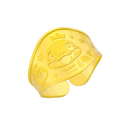 순금 뱀 돌반지 1.875g